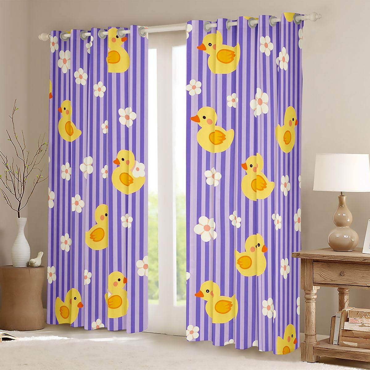 Homewish Süß Tiere Vorhänge 245x140(HxB)