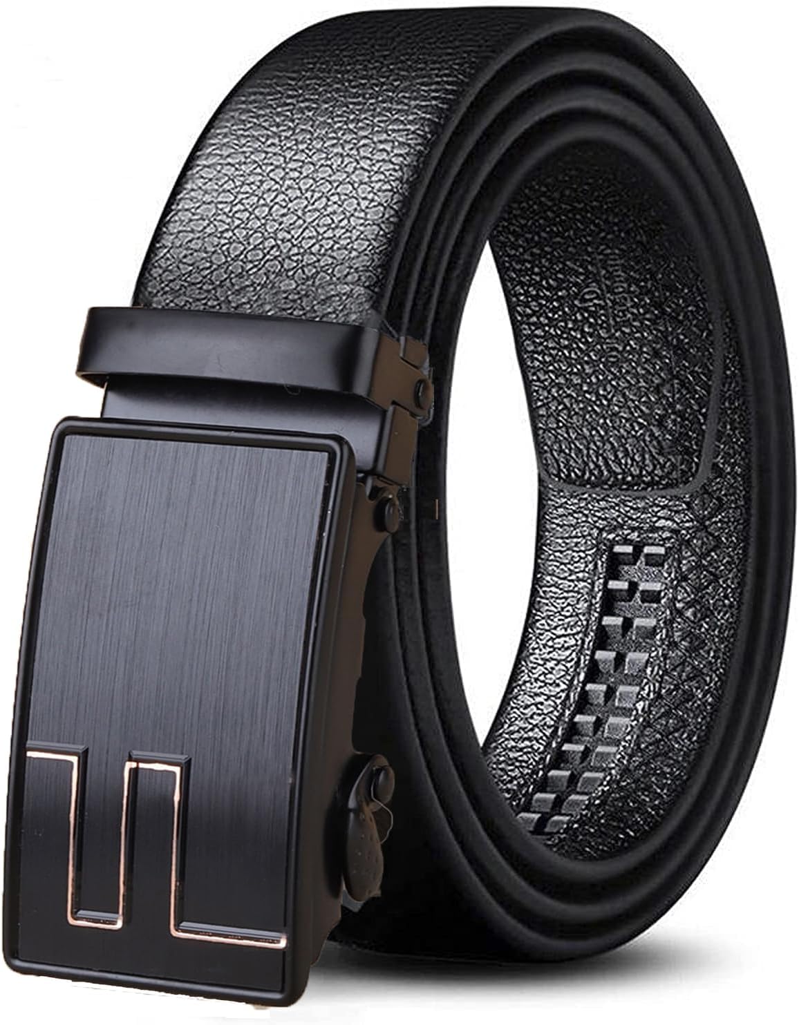 ZOROMen Vegan Leather Belt for Men | Black | Autolock Buckle Belt