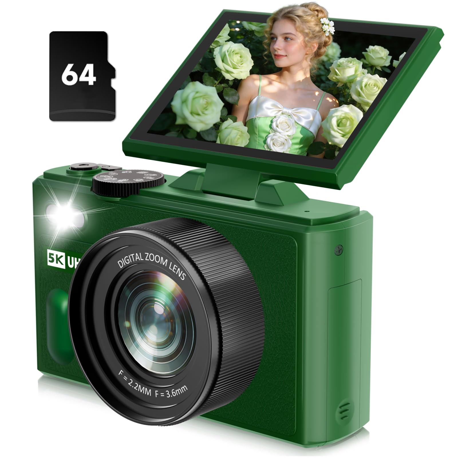 Amazon Canada: 5K Digital Camera for Photography,80MP Digital
