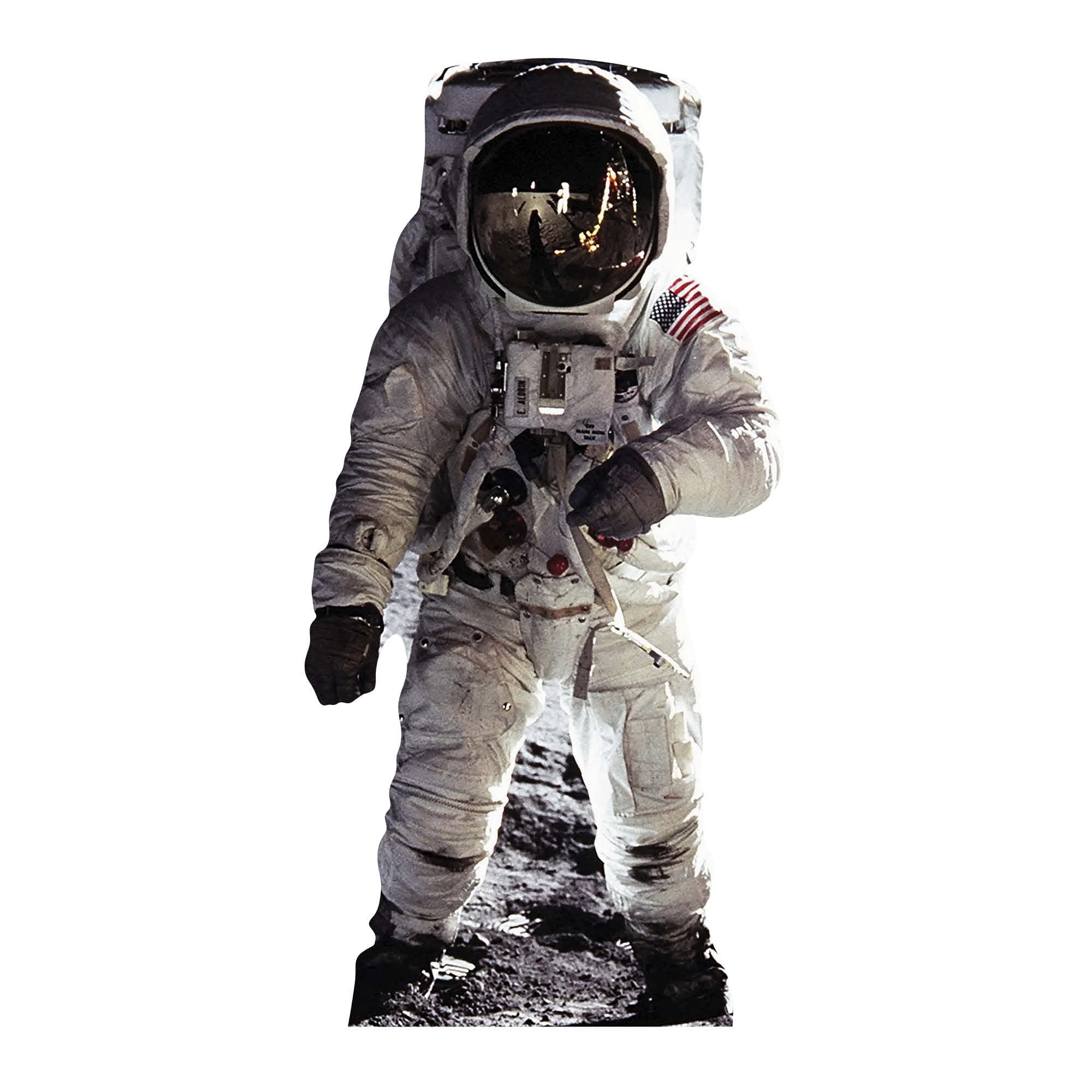 Buzz Aldrin Astronaut Lifesize Cardboard Cutout Figure 182cm Tall -At your Party