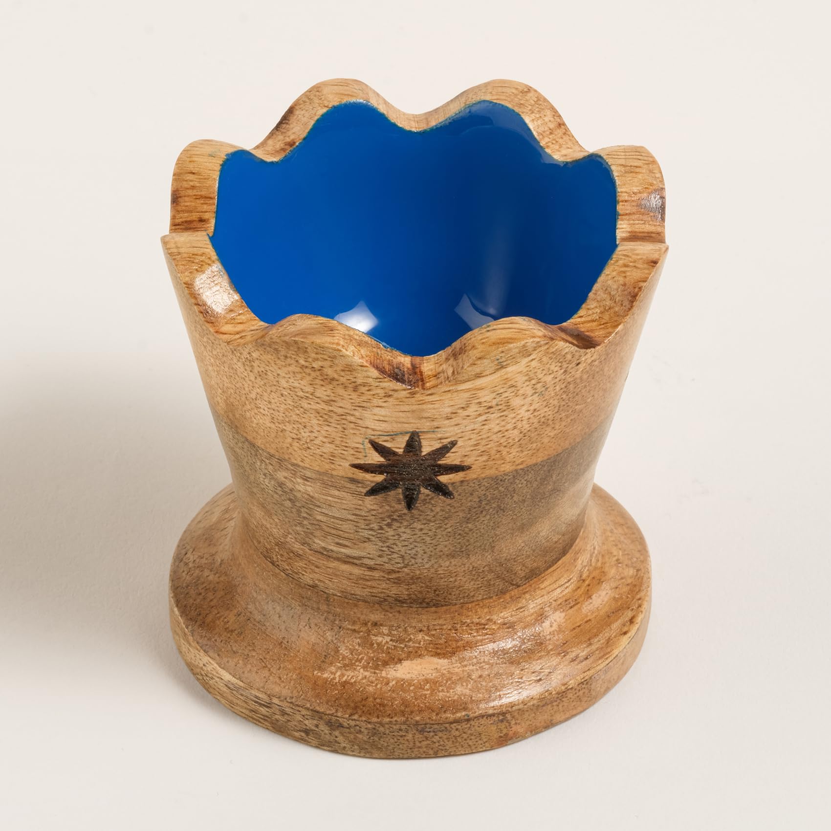 Lakrı Lacivert Mango Ağacı Çerezlik 8x8x7.5 Cm