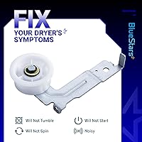 Vista 5 de [Rodamientos de Bolas Dobles Mejorados] Polea Tensora de Secadora BlueStars DC93-00634A con Clip Resistente – Compatible con Secadoras Samsung