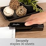 Swingline 747 Classic Desk Stapler, Full Strip, 30-Sheet Capacity, Tacking Ability, Anvil Rotates, Black (S7074701)