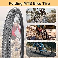 Vista 7 de 26/27.5/29 X 2.125 Llantas de bicicleta de repuesto plegables para bicicleta de montaña