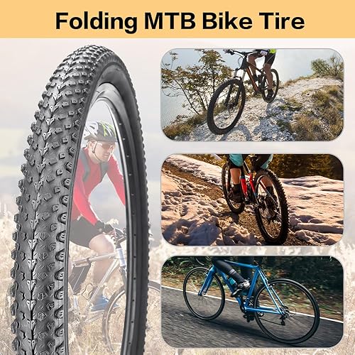 Miniatura 5 de 2627.529 X 2.125 Llantas de bicicleta de repuesto plegables para bicicleta de montaña