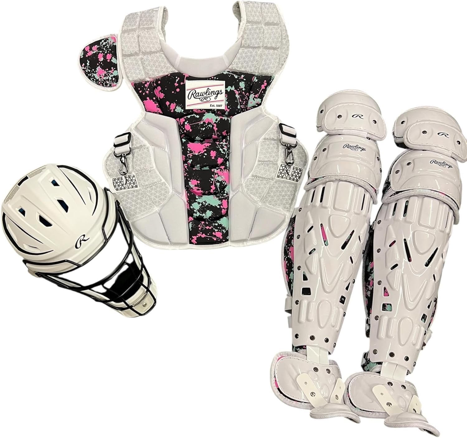 Rawlings MACH Catcher’s Set Baseball Intermediate Ages 12–15 Multiple Colors