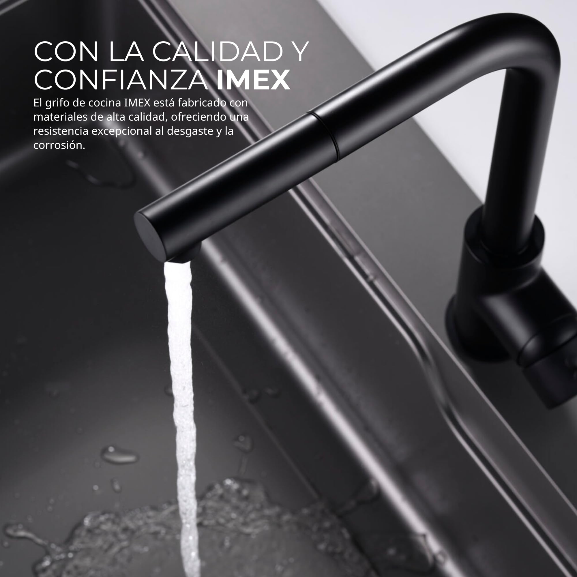 Imex Grifo Cocina Extraible Bauhaus Imex Grifo Cocina IMEX Grifo