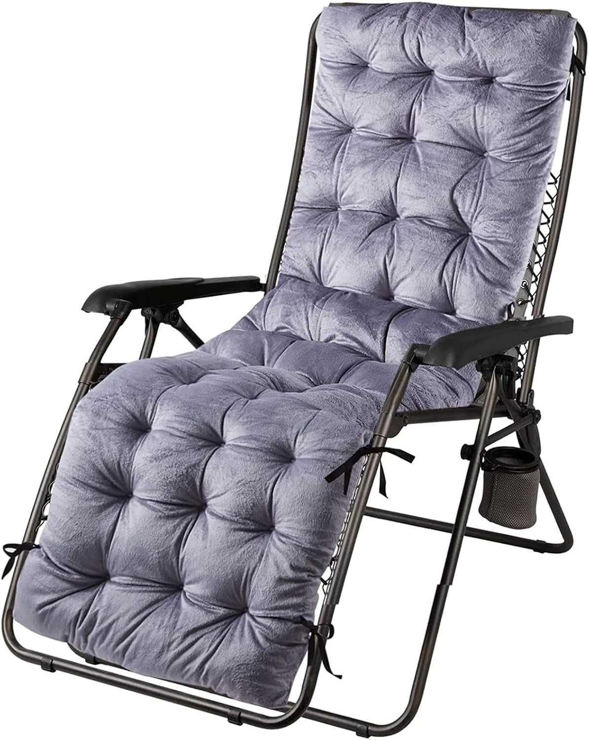 Big Hippo Chaise Lounge Cushion Patio Chaise Lounger Cushion, Indoor/Outdoor Chaise