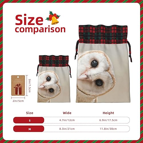 Miniatura 3 de LLaviD Divertidas bolsas de regalo de Navidad con cordón de ajuste, bolsa de Navidad, reutilizable, grande, bolsa de regalo de Navidad para regalos