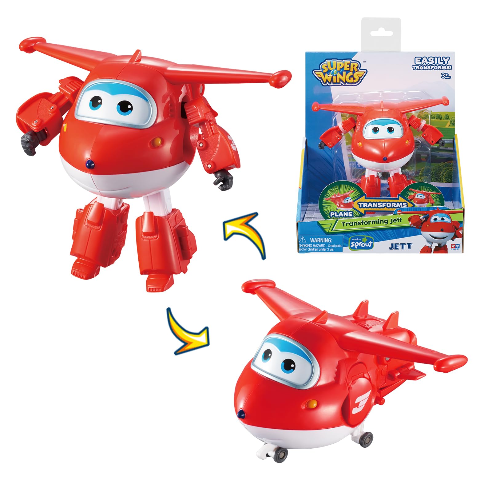 Super Wings Transformable Jett Airplane