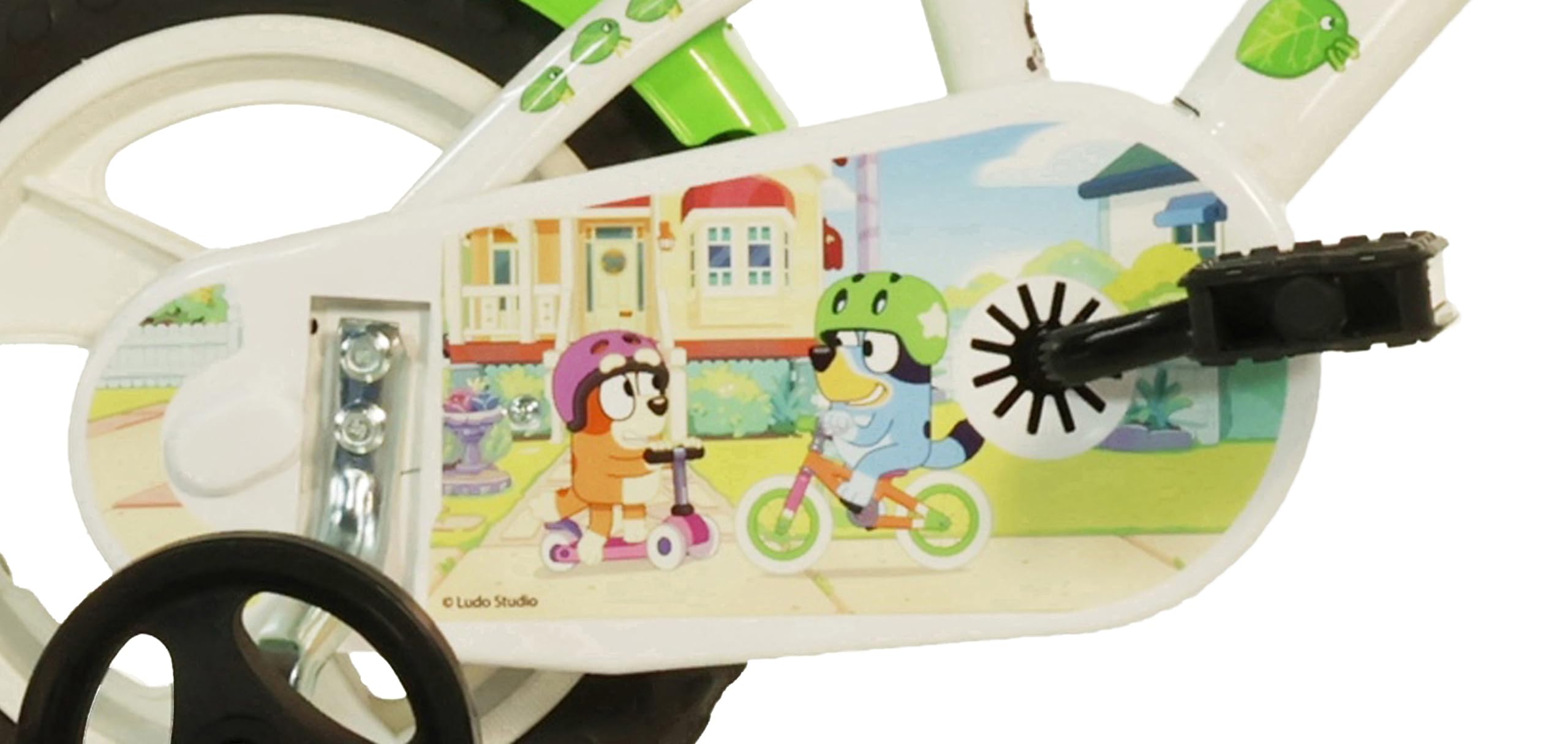 Dino Bikes per Bluey bicicletta Bimba e Bimbo 12"