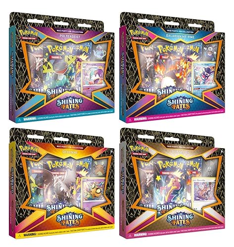 Pokémon TCG: Shining Fates: Mad Party Pin Collection (one at Random)