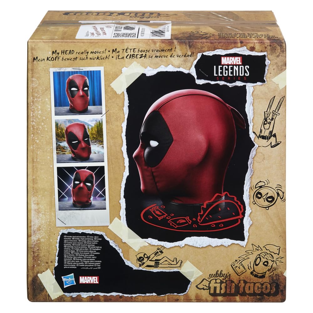 Amazon.com: Marvel Legends Deadpool's Head Premium Interactive