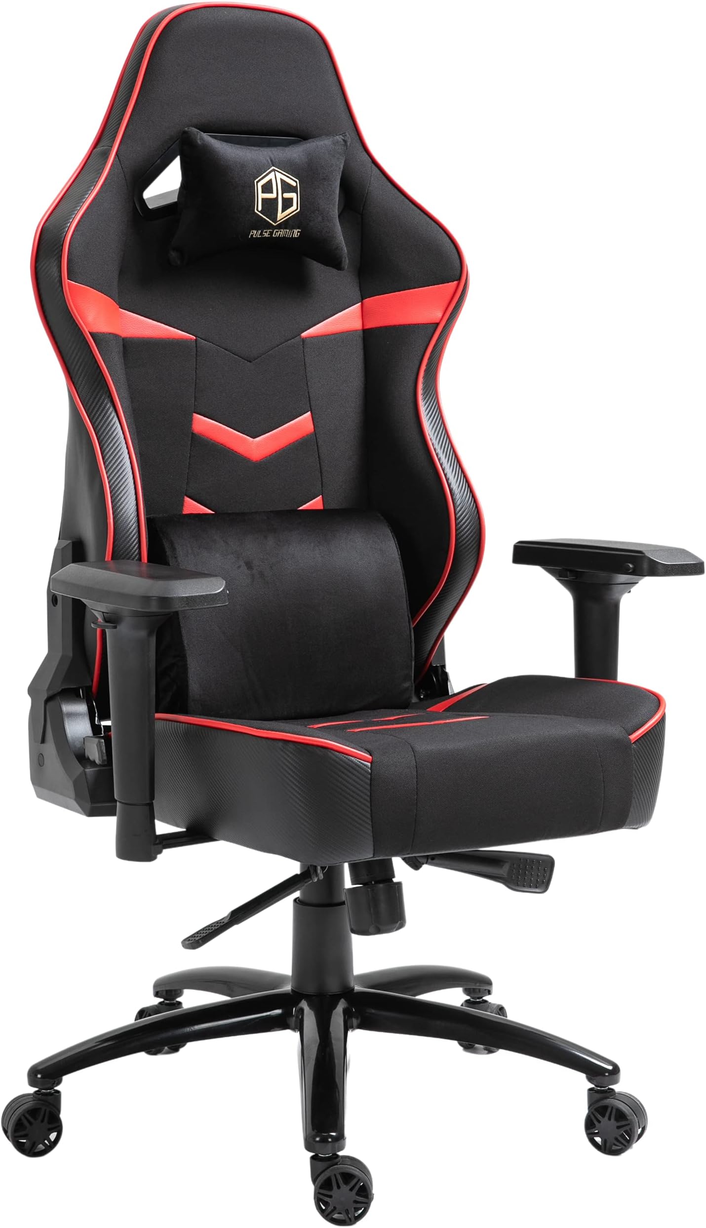 Pulse Gaming Racing Edition GT-09 Gaming Chair (Black, PU leather)