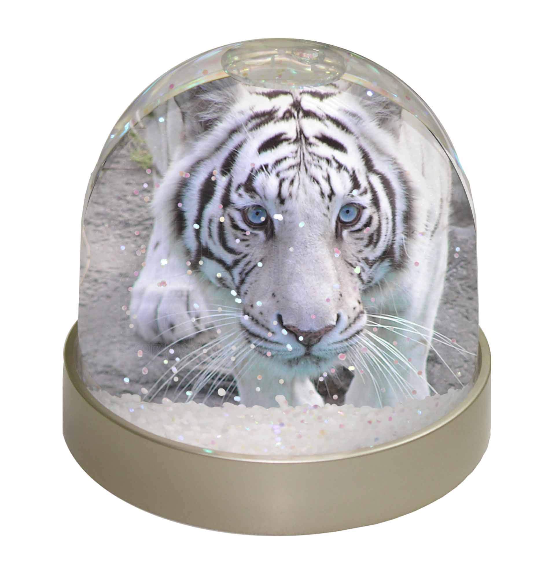 Siberian White Tiger Photo Snow Globe Waterball - Advanta Group®