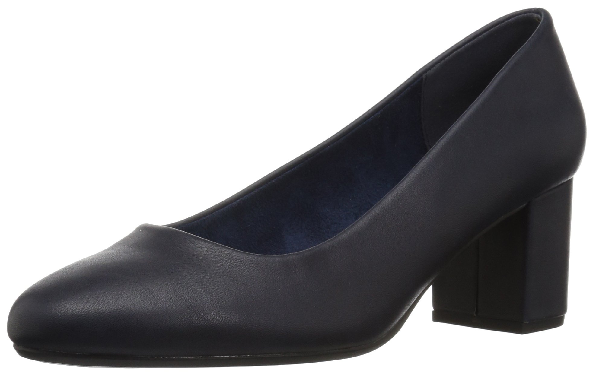 Easy Street Women's Proper Dress Pump, Navy, 9.5 W US