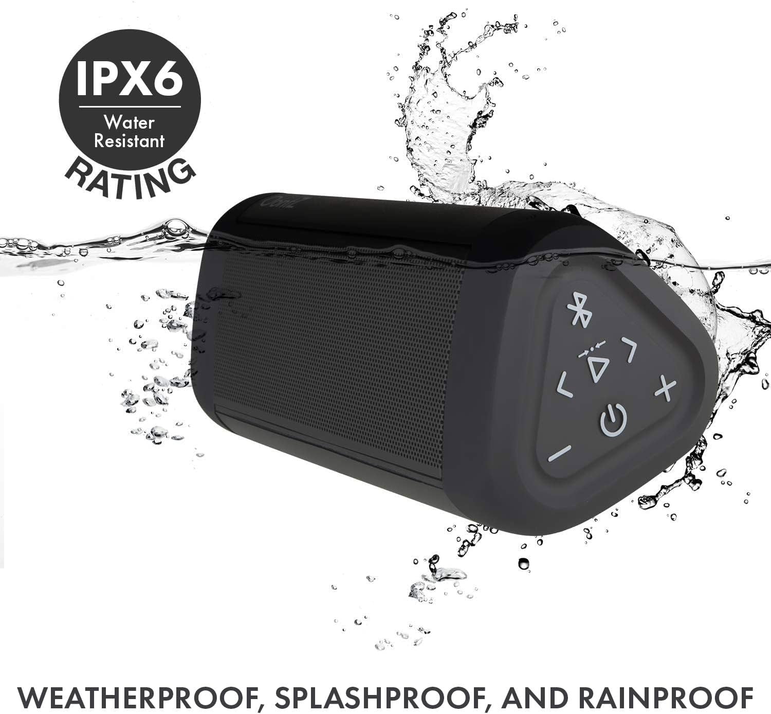 OontZ Angle 3 Ultra (3rd Gen) 5.0 Bluetooth Speaker (Updated), 14 Watts, Hi-Quality Sound & Bass, 100 Ft Wireless Range, Play Two Speakers Together, IPX6, Bluetooth Speakers (Renewed)