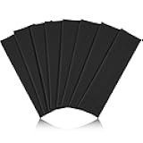 Black Headband for Women and Men - 8 Pcs Head Bands for Women's Hair Accessory Elastic Cloth Running Headbands for Workout Sport Valentines Day Gifts for Him Easter Basket Stuffers for Adult Woman