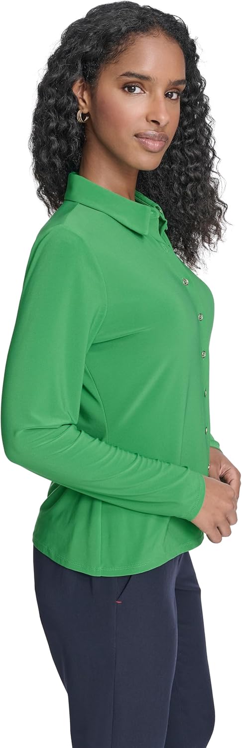 Tommy Hilfiger Womens Soft Work Top Long Sleeve Knit Top - Image 3
