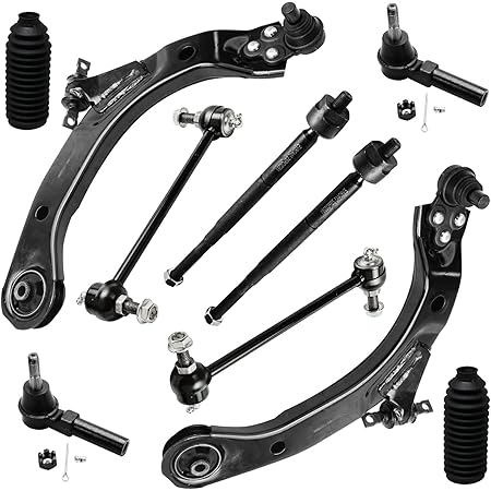 Detroit Axle - 10PC Front Lower Control Arms w/Ball Joints, 9.86