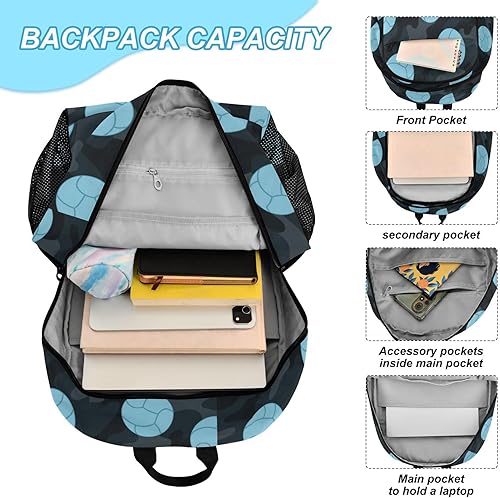 Miniatura 4 de Bolas de dibujos animados camuflaje azul mochila escolar con bolsa de almuerzo mochilas niños con lonchera 10-12 mochilas y loncheras escolares para