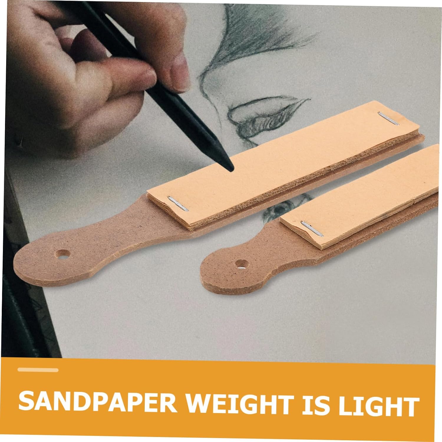 10pcs Drawing Tools for Artists Pencil Tip Sharpening Sandpaper Student Sketch Drawing Supply Art Supplies