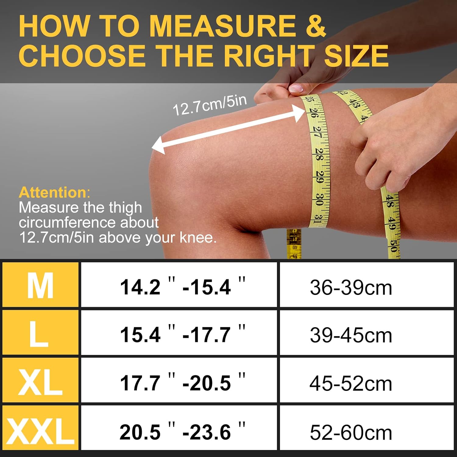 APRUT Knee Braces for Knee Pain, Knee Brace with Patella Gel Pad & Side Stabilizers for Men Women, Medical Grade Knee Compression Sleeve for Any Sports, Pain Relief, Meniscus Tear, Arthritis, ACL : Health & Household