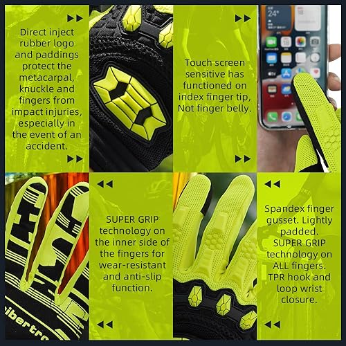 Vista 51 de Seibertron Dirtpaw - Guantes unisex para bicicleta BMX MX ATV MTB guantes para bicicleta de montaña, ciclismo, todoterreno/Dirt Bike, guantes de Rojo