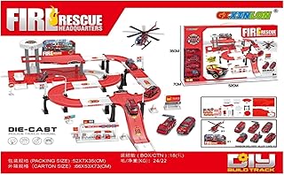 Berry Toys Fire Rescue Headquarters Playset 52-Pieces