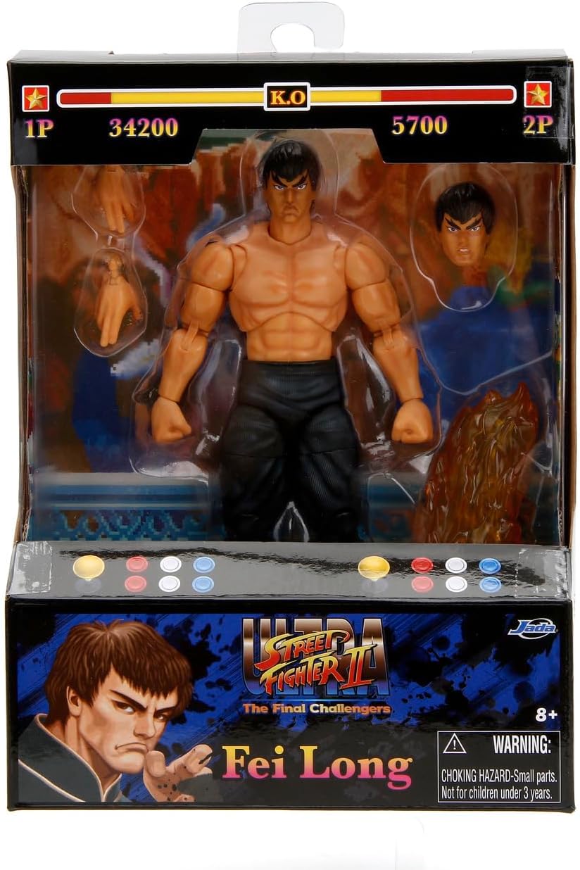 FEI LONG STREET FIGHTER 6" DELUXE COLLECTOR FIGURE