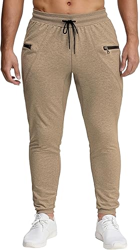 Miniatura 5 de MAIKANONG Pantalones deportivos ajustados para hombre, pantalones de entrenamiento para gimnasio, correr, atletismo, casual