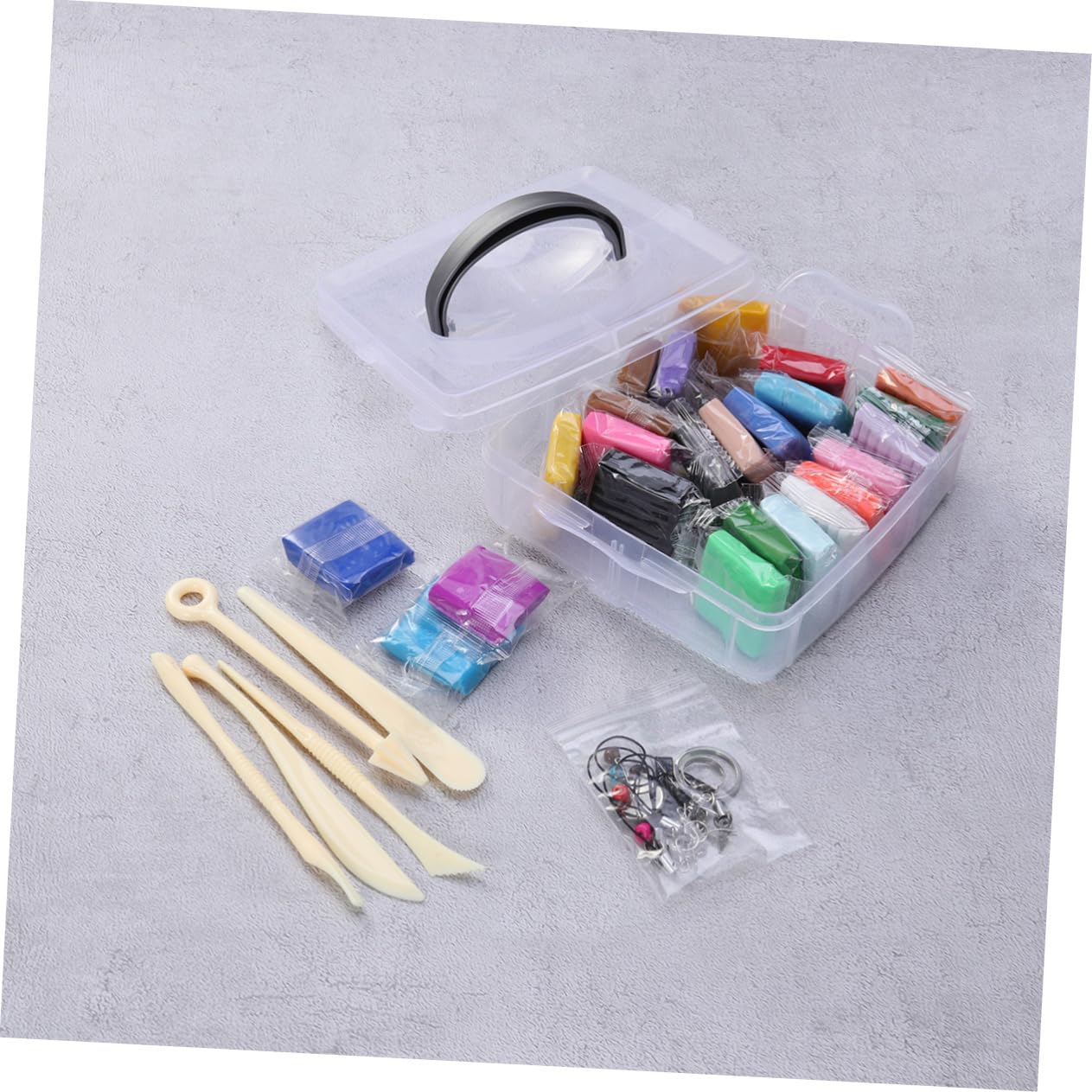 Lurrose abito forno kit di argilla polimerica kit di argilla da modellare argilla impostare Plastilina suite