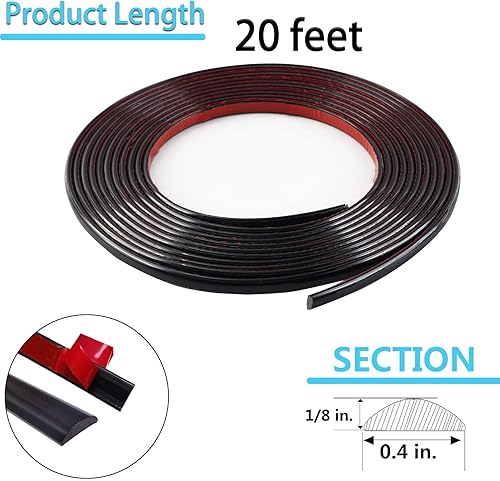 Miniatura 6 de WINTOPUS Moldura flexible de 16.4 pies, moldura y recorte de pared, moldura para despegar y pegar, moldura de espejo, moldura de pared para azulejos