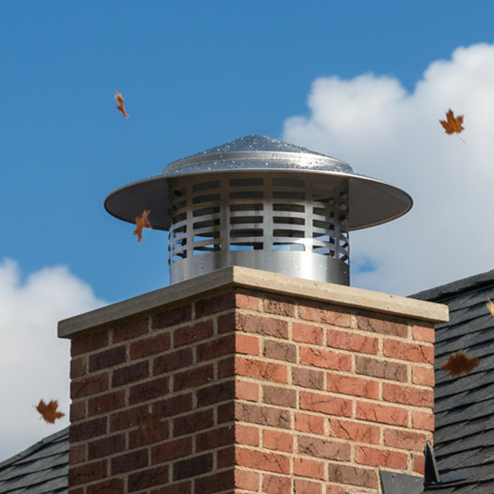 AYUWQZX Roof Rain Chimney Cover Cone Cap 3-11.8 Inch For Fireplace Exhaust Stove Pipe per(300mm(11.8inch))