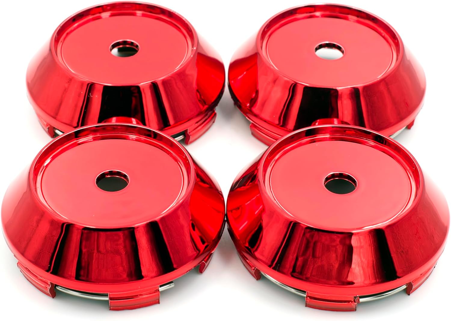 4pcs 68mm Car Hub Hubcap Auto Accessories for K68 Rim Center Caps Styling Modification Red Exterior Parts