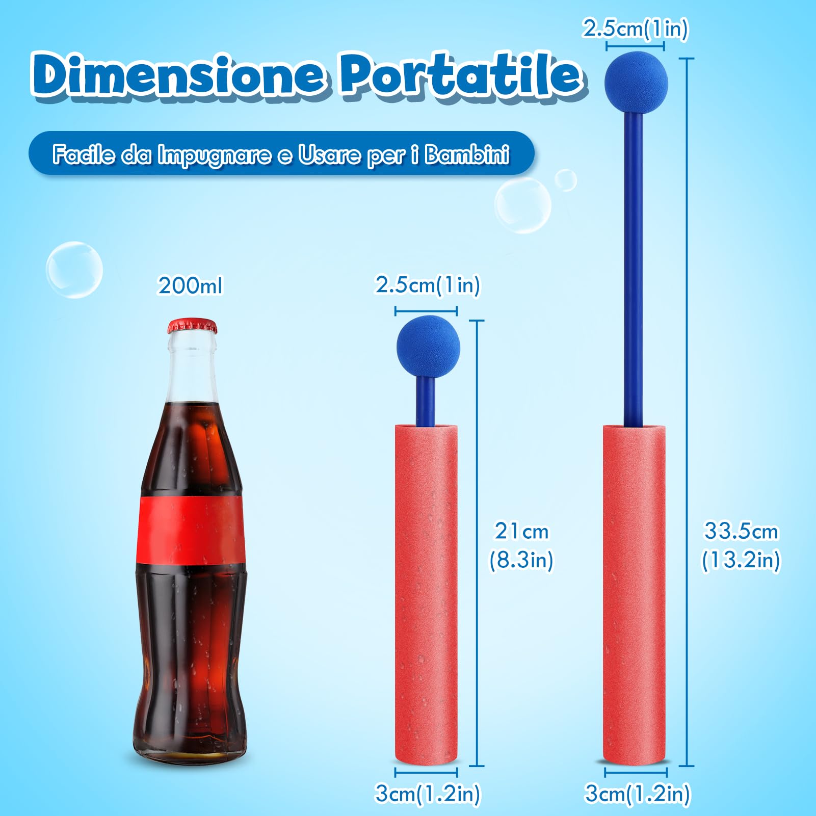 Lehoo Castle Pistola ad Acqua, Set da 12 Pistola ad Acqua in Schiuma per Bambini, Gioco d’Acqua per Piscina, Spiaggia e Giardino, Giocattolo Estivo