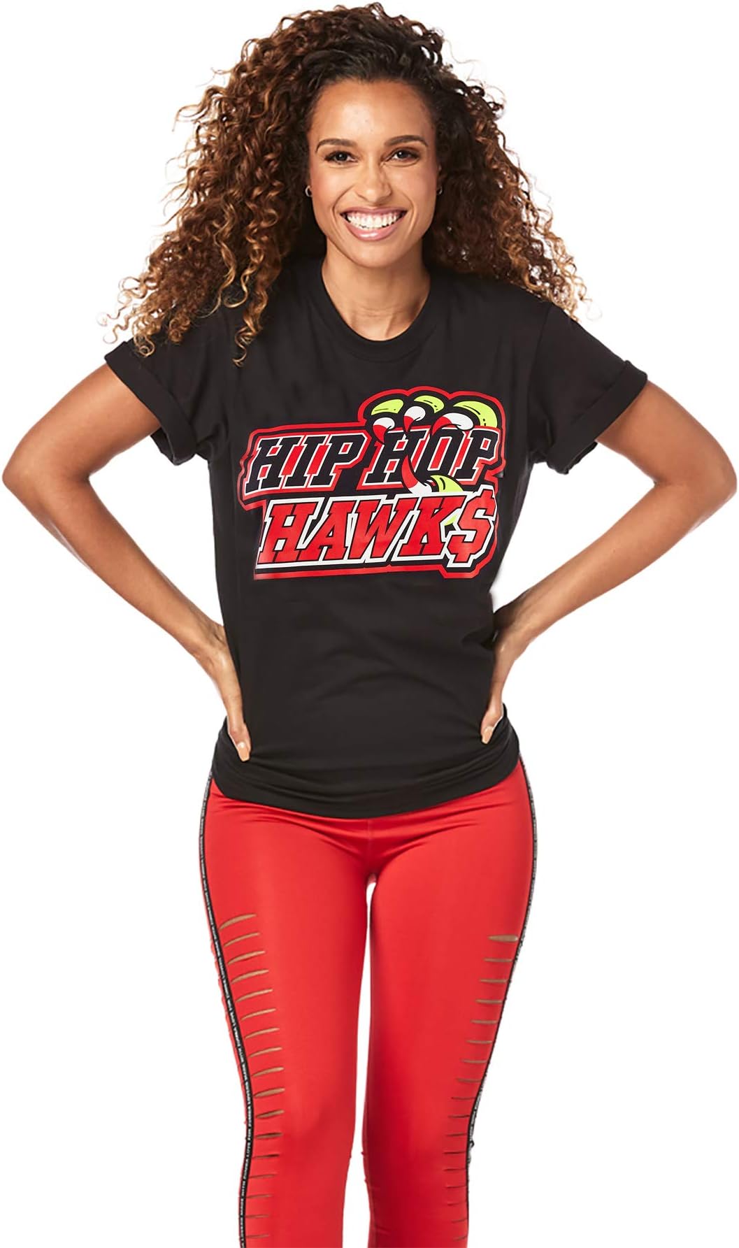 Zumba Women's Zumba Athlétique Top Femme Coupe Ample Dance Fitness Vetements Sport Femme Haut D'entraînement Shirt