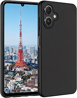 対応 Galaxy A25 5G SC-53F/SCG33 ケース 耐衝撃 滑り止め 指紋防止 米軍MIL規格 マット仕上げ ストラップホール付き 黄変防止 耐久性 カバー ケース（マットブラック）