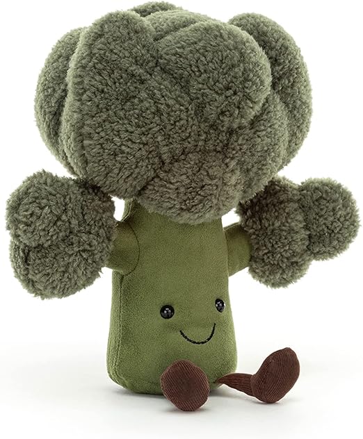 Jellycat Amuseables Broccoli Stuffed Toy, 10 inches
