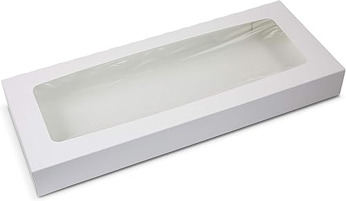 Miniatura 8 de MT Products Caja larga de pastelería blanca, paquete de 15 cajas de panadería autoemergentes para pasteles, magdalenas, donas y galletas, 16