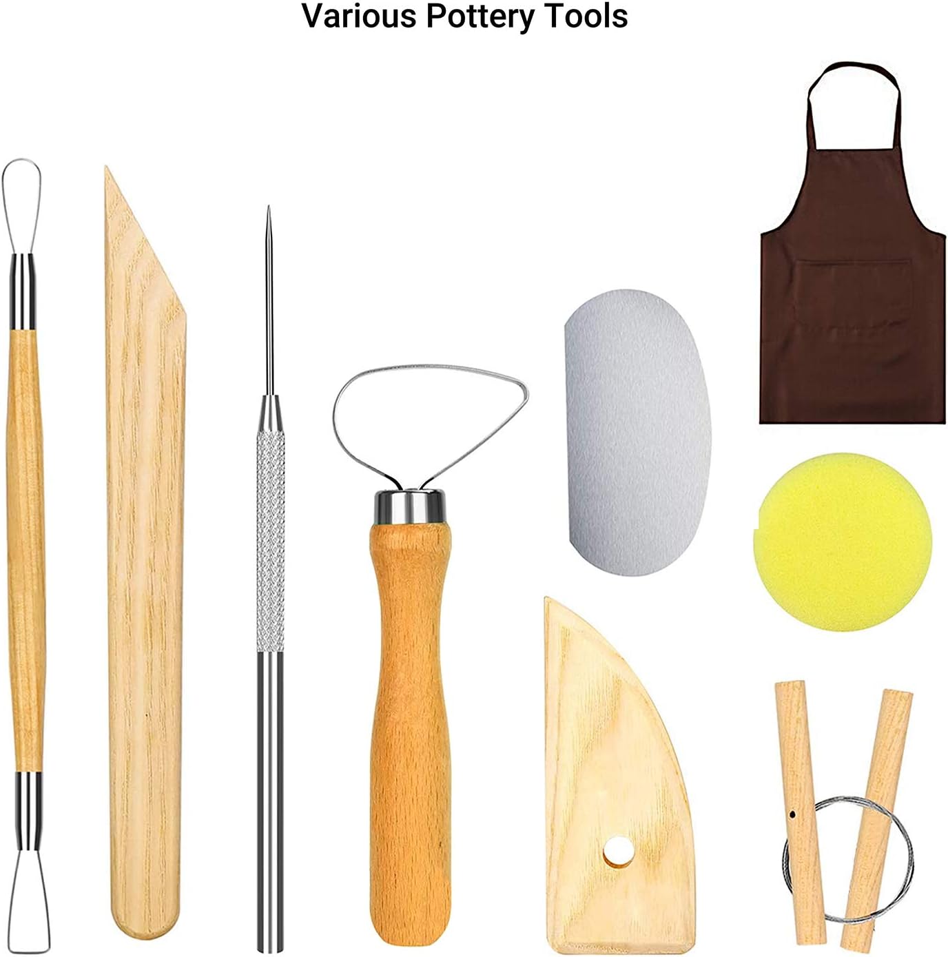 Tekchic Pottery Wheel Machine 25CM 350W Electric Pottery DIY Clay Tool with Foot Pedal - Orange