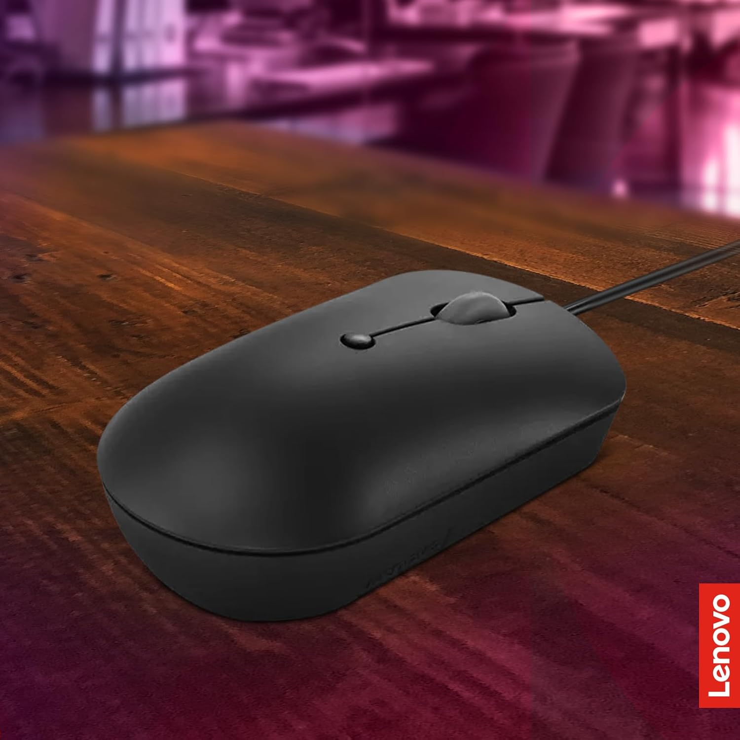 Lenovo Go USB-C Essential Wireless Mouse, 2.4 GHz Nano USB-C Receiver & 400 USB-C Compact Wired Mouse – Pocket Friendly Portable Mouse for Notebook or Large Computer Monitor, Black