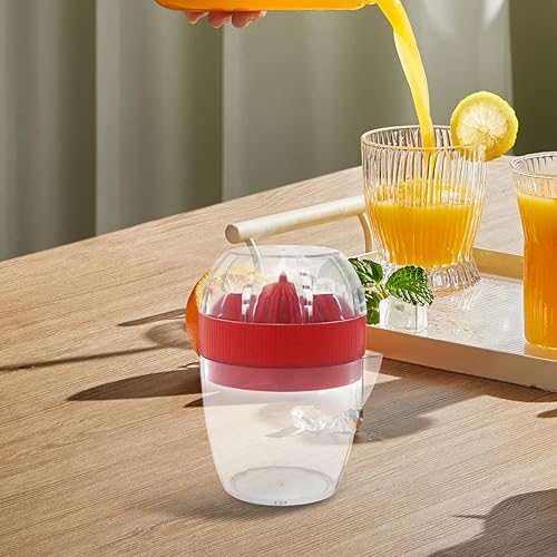 Miniatura 8 de PRETYZOOM Exprimidor manual de limón exprimidor de cítricos para cocina, herramienta compacta de prensa manual para una fácil operación y