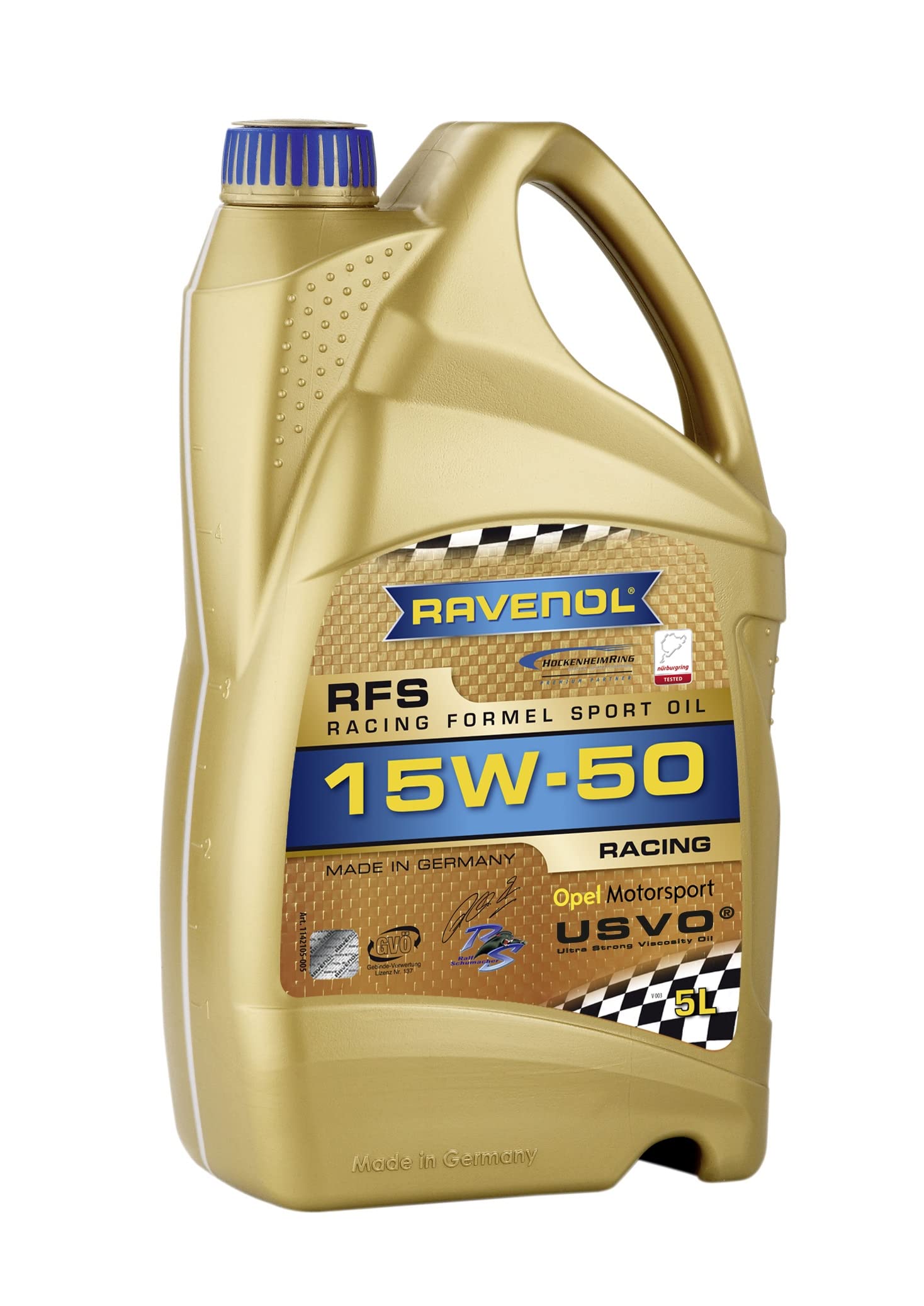 RAVENOL J1A1703-005 SAE 15W-50 Racing Aceite – RFS Racing Formel Sport Full sintético MB 229.1 (5 litros)