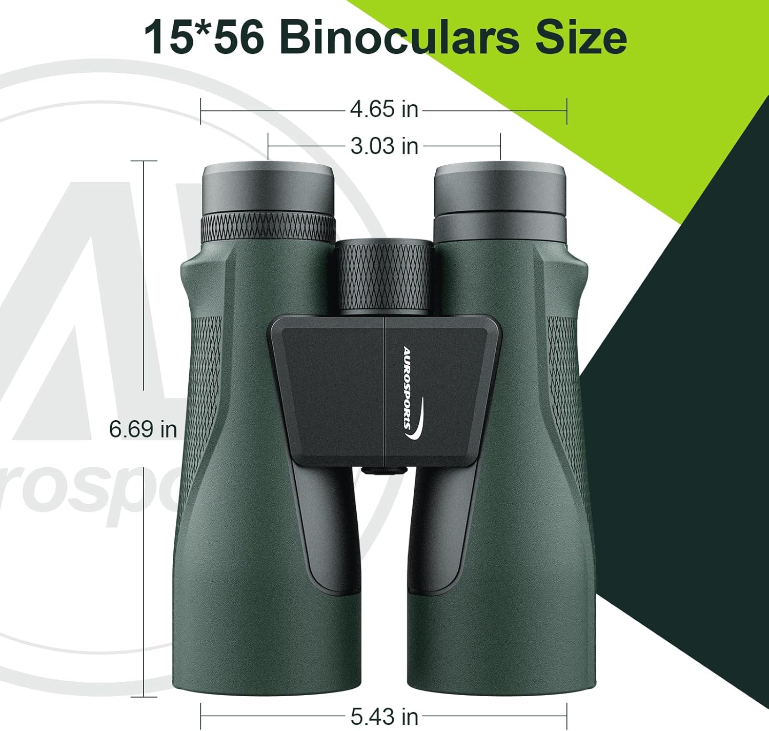 Aurosports 15x56 Binoculars for Adults High Powered - HD Large View Binoculars with Clear Low Light Vision - Lightweight Balance of Features Value Bird Watching Hunting Cruise Travel Gifts for Men - Image 8