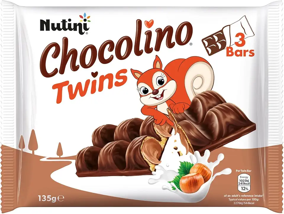 Nutini Chocolino Twins 3 x 45g (135g)