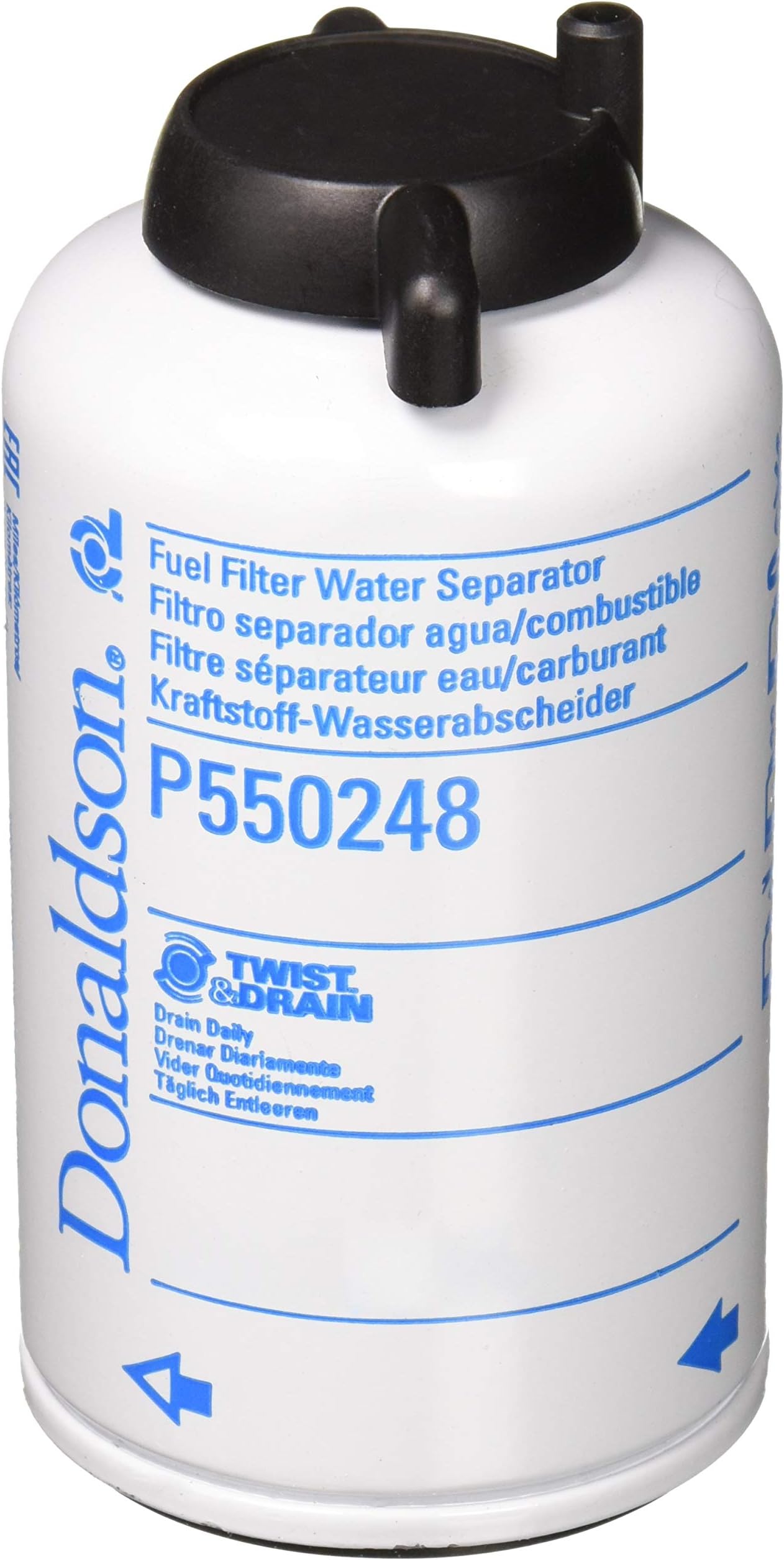 P550248 Fuel Filter, Water Separator, Spin-on