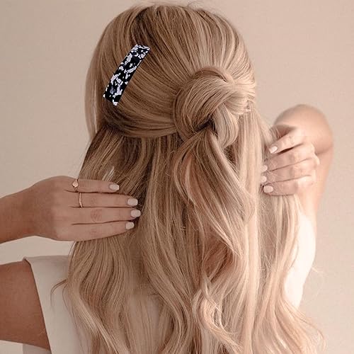 Miniatura 5 de Pinza para el cabello, 6 pasadores para mujer, accesorios para el cabello de concha de tortuga, pinzas para cabello grueso, cabello largo, uso