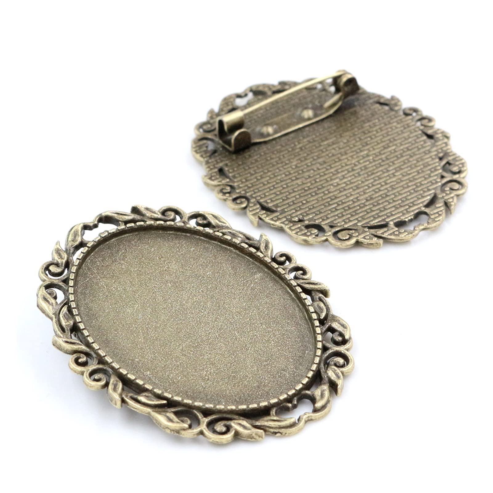 Amazon.co.jp: 台座 リング台 新しいファッション5ピース30×40mmの内側  