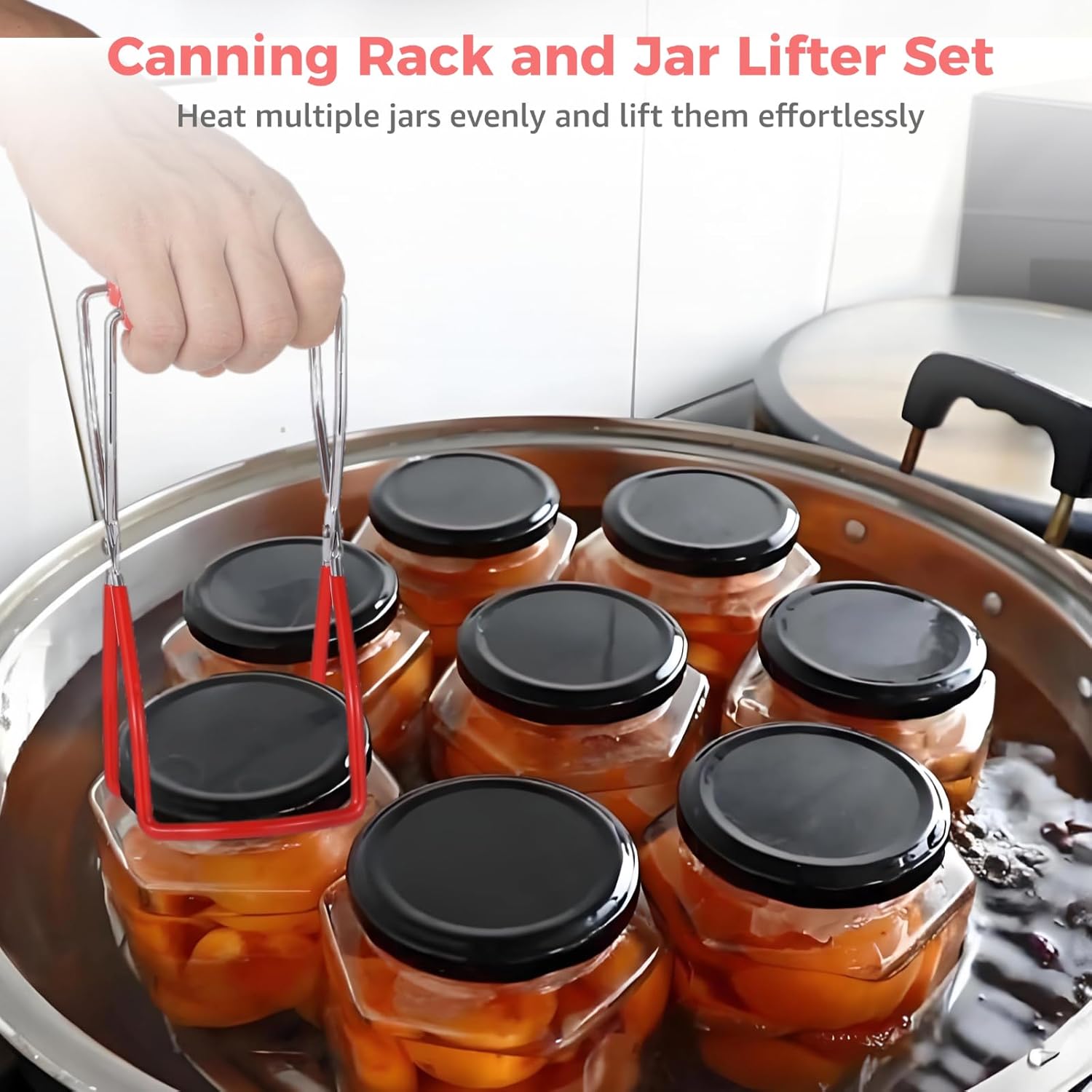 Master Your Canning Game: The Ultimate Canning Rack Jar Lifter Review